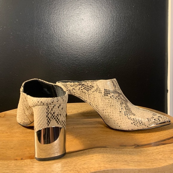 Enzo Snake Print Mules - Picture 6 of 8